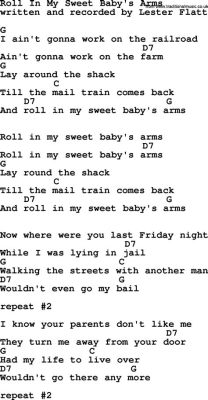  Rollin' In My Sweet Baby's Arms는 애절한 만남과 이별의 멜로디가 끊임없이 반복되는 블루그라스 명곡